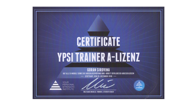 Die neue YPSI Trainer A-Lizenz Abschlussprüfung 2.0