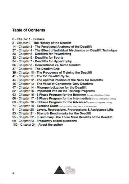eBook &amp; Videos - The YPSI Deadlift Manual
